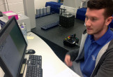 Jamie Morris completed his apprenticeship in July 2015 and now works in the Inspection department