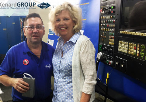 Phil Kahn celebrates 40 years with Kenard 